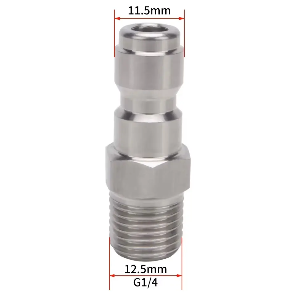 1/4'' Quick Plug Bağlantı Aparatı Köpük Aparatları ve Kısa Tabancalar Ile Uyumlu
