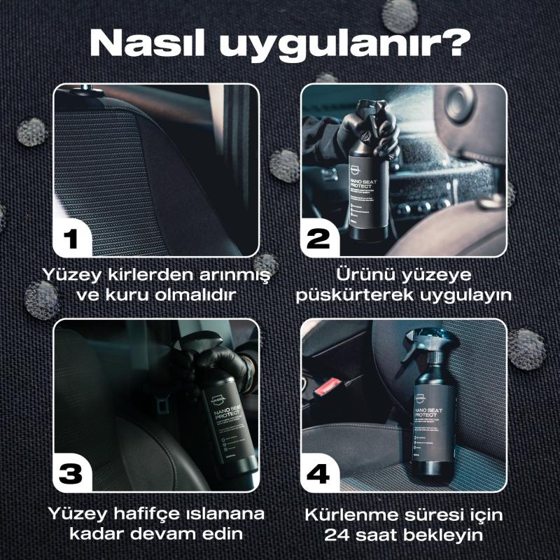Nasiol Nano Seat Protect Kumaş Yüzey Nano Kaplama-500 mL