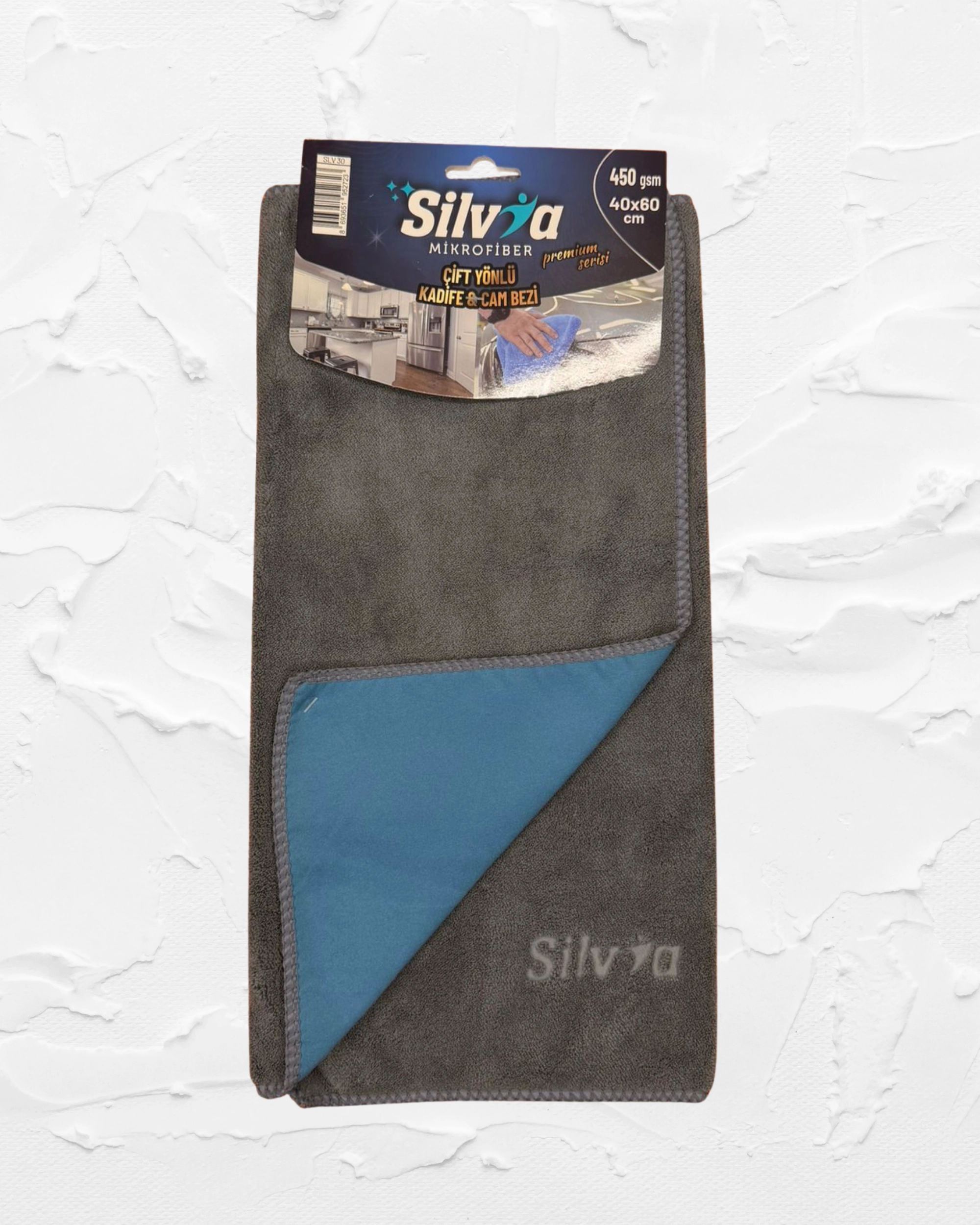 Slyvia Çift Taraflı Kaporta ve Cam Bezi 40x60 