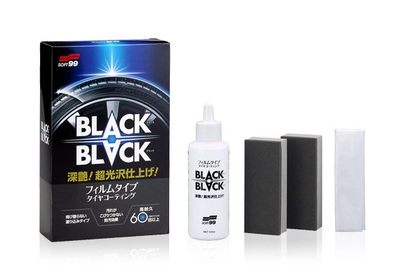 Soft99 Black Black Lastik Parlatıcı 110ml