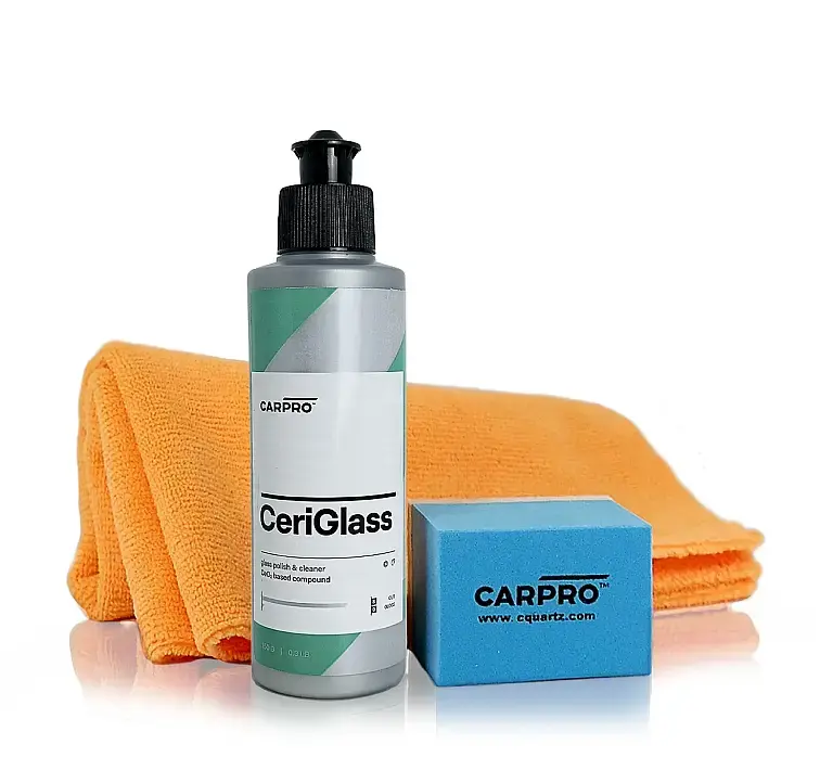 Carpro CeriGlass Elle Uygulanabilen Kit Polish Cam Pastası Seti 150ml