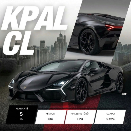 KPAL KM PLUS TPU PPF 190 MİKRON 10 YIL GARANTİ