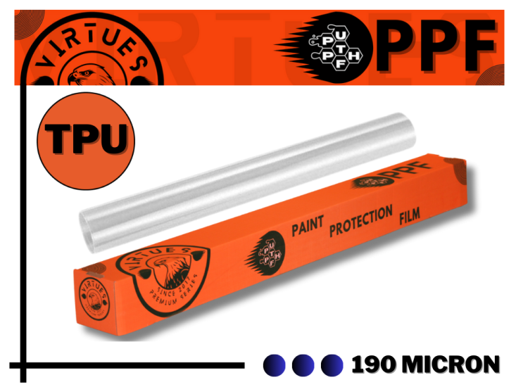 Virtues Araç Boya Koruma Filmi 190 Micron TPU