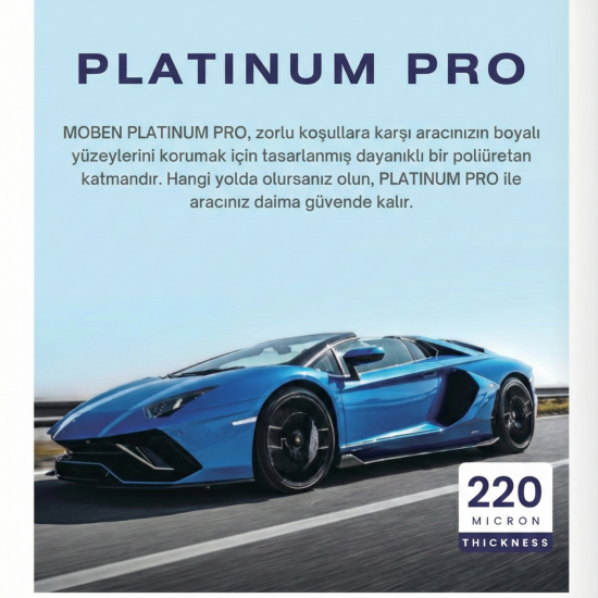 Moben Platinum Pro 220 Ppf kaplama