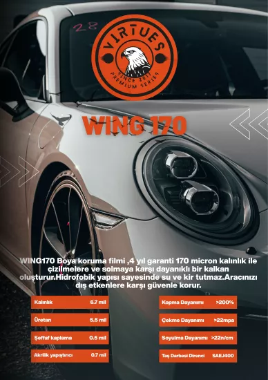 VİRTUES WING 170 4 YEARS SELF HEALING TPU