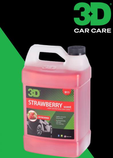 3D Strawberry - Çilekli Oto Parfümü 3.79 Lt.