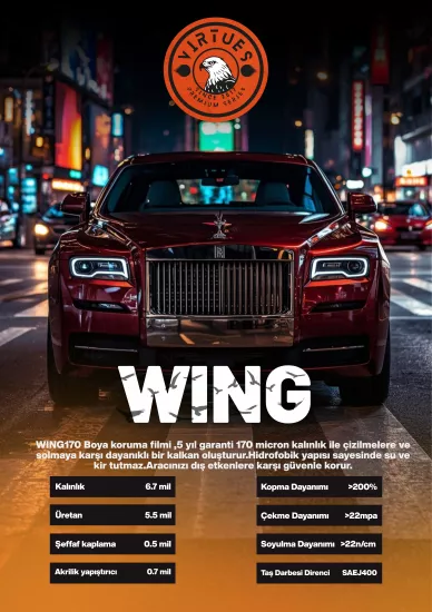 VİRTUES WING 170 5 YEARS SELF HEALING TPU