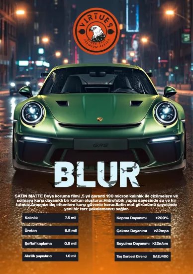 Virtues Premium MAT Araç Boya Koruma Filmi