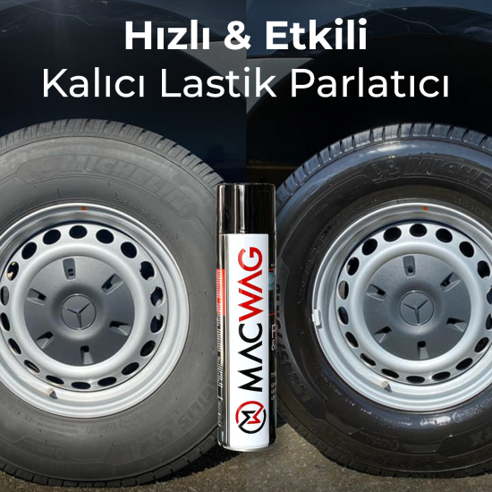 Macwag Fast Black 600 ml Lastik Parlatıcı Sprey
