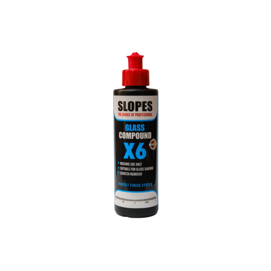 SLOPES X6 GLASS COMPOUND ÇİZİK GİDERİCİ CAM PASTASI 250ML.