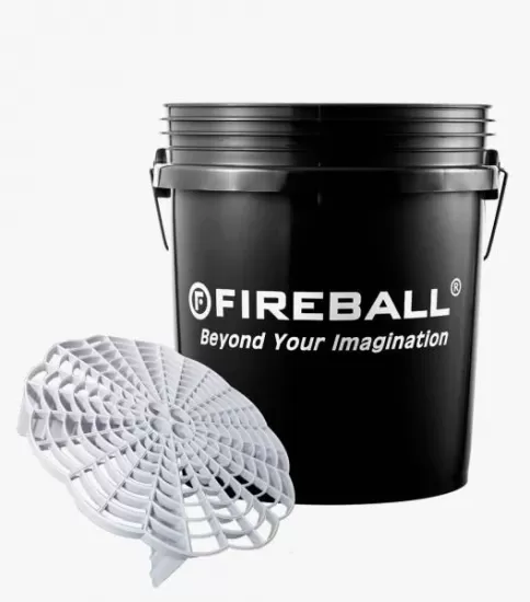 Fireball Bucket Yıkama Kovası + Grit Guard (SİYAH)