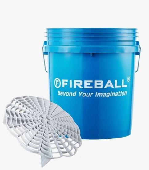Fireball Bucket Yıkama Kovası + Grit Guard (MAVİ)