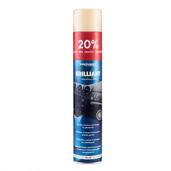Fra-Ber Brilliant Aerosol Plastik, Vinil Ahşap İçin Koruyucu Cila 750ML
