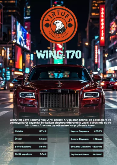 VİRTUES WING 170 4 YEARS SELF HEALING TPU