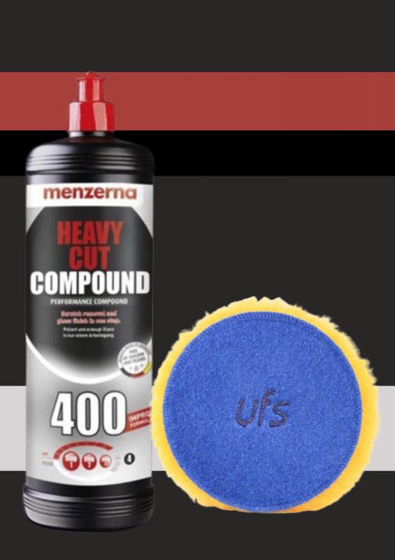 Menzerna 400 Kalın Pasta 1LT +Ufs Domestic Keçe - Detaymarketim