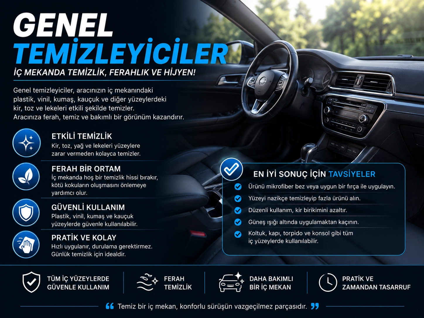 Tüm Genel Temizleyici Çeşitleri